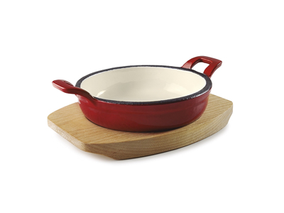 Frying pan cast iron Ø12 Red