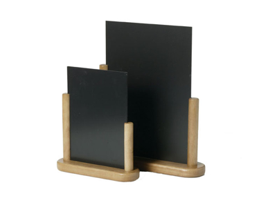 Board 21x30 cm A4 with light wood foot table