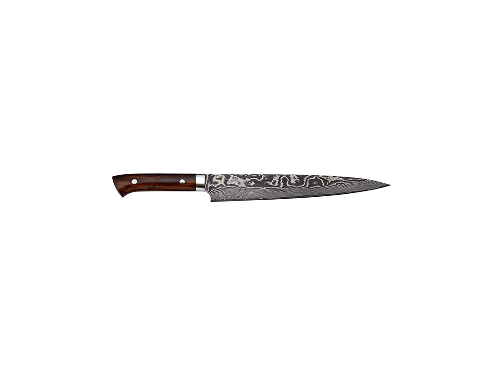 Slicing knife, 27 cm, Takefu, VG-10, 61 layers, Ironwood handle