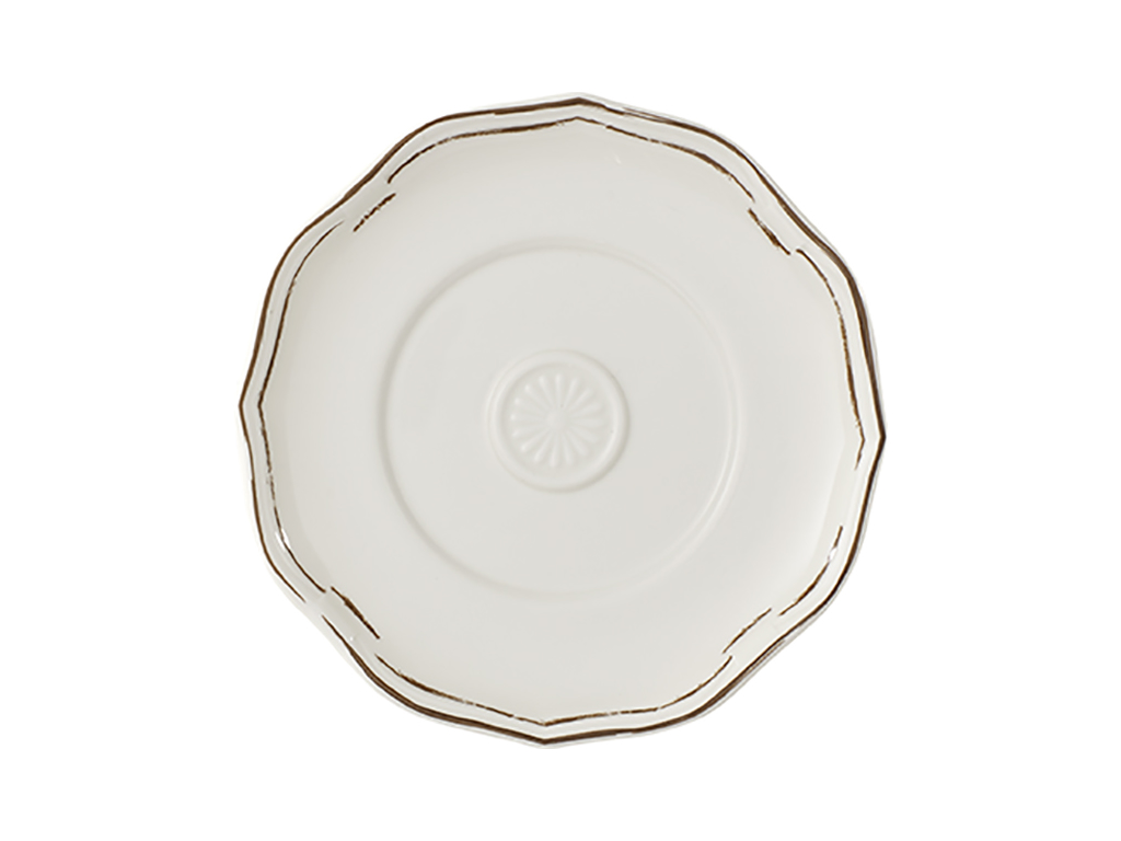 La Scala Patina Saucer white Ø 160 mm