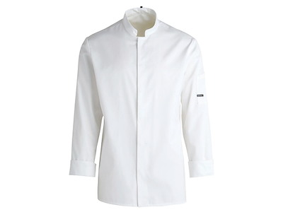 Kentaur Kokkejakke Hvid Langærmet