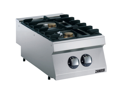 Cooking table 2 burners Gas 400 mm 700