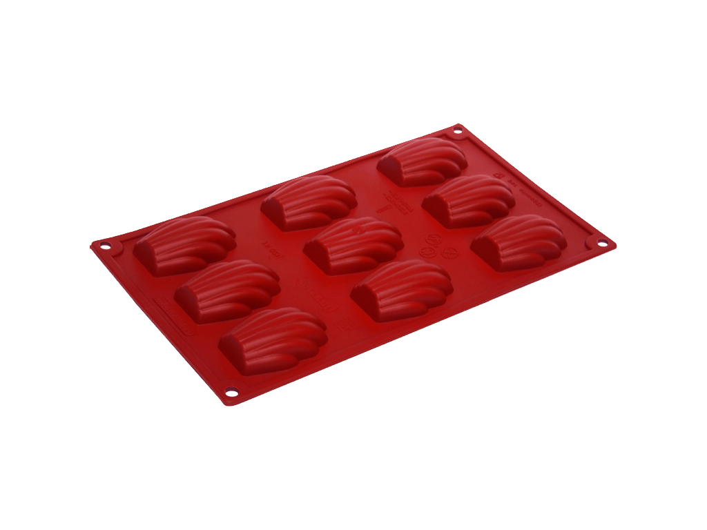 Baking mold Silicone 1/3 GN, 9 madeleines