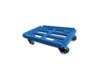 Trolley blue with grid 60x40 cm