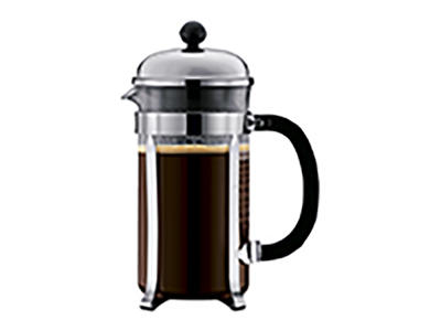 French Press Bodum 8 cups 1ltr chrome