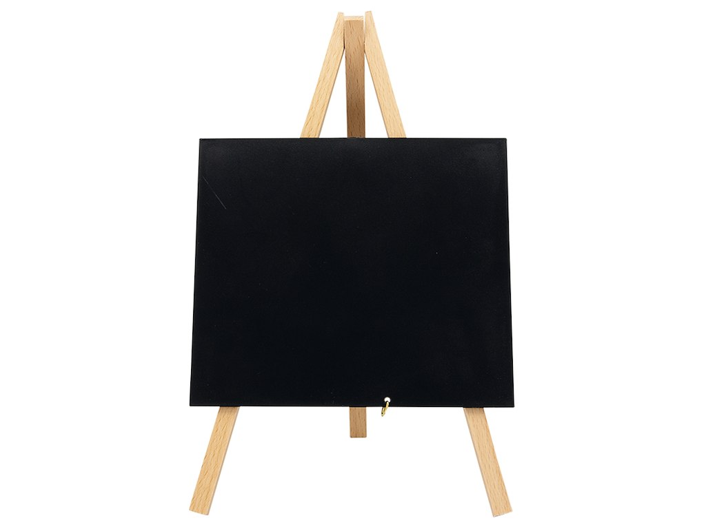 Board with mini easel Beech 1pc with marker