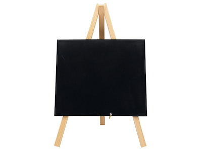Board with mini easel Beech 1pc with marker