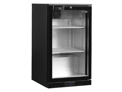 Backbar 1 door Black 92 ltr.
