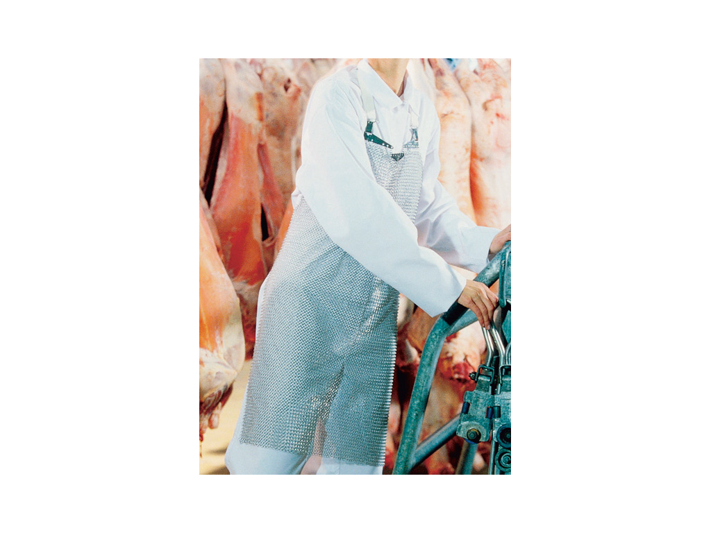 Harness for chainmail apron