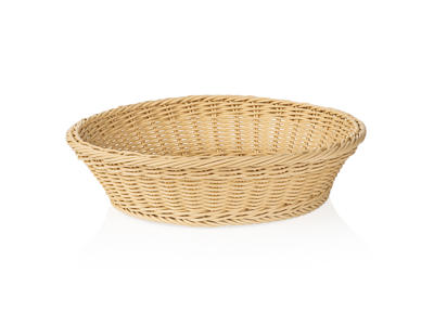 Bread basket Light Beige Ø 37 cm H9 cm Weaver