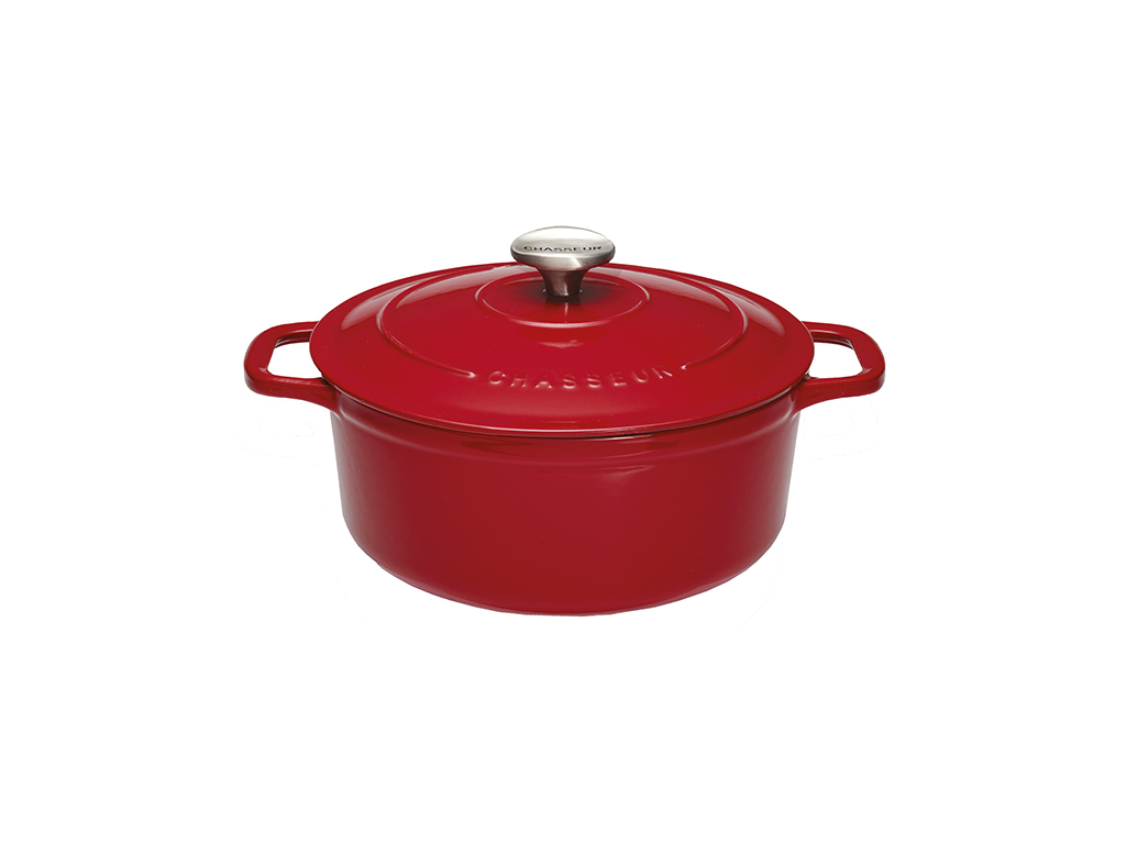 Pot Chasseur Ø24 cm round red