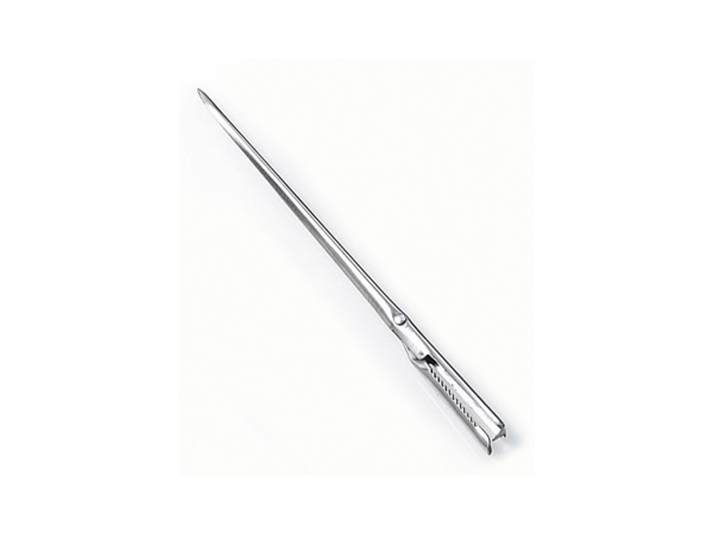 Bacon needle w/ flap