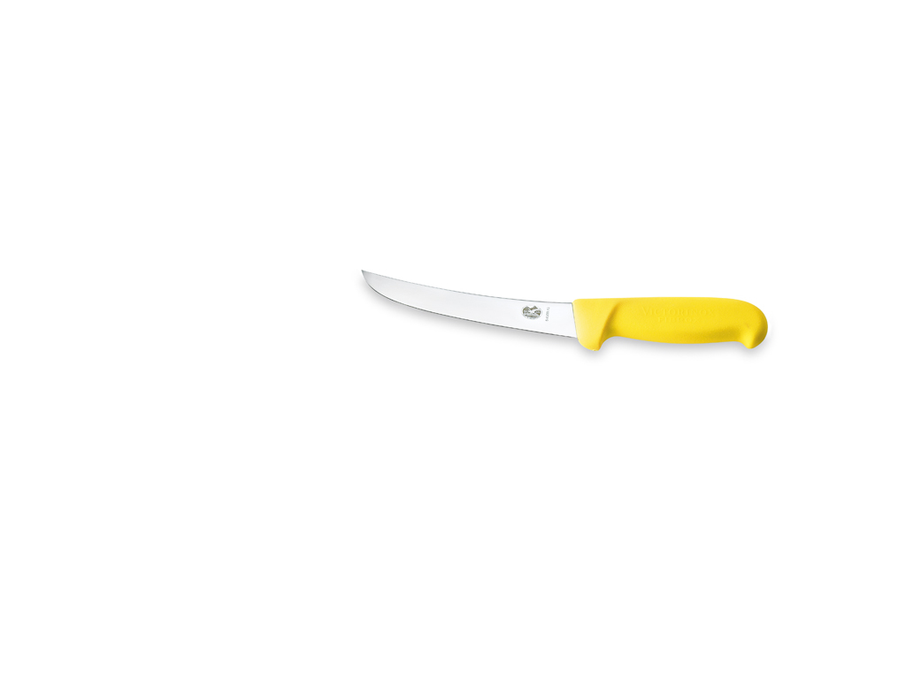 Deboner, 15 cm, Victorinox Fibrox, yellow, with curve