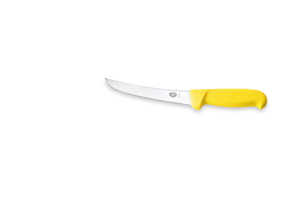 Deboner, 15 cm, Victorinox Fibrox, yellow, with curve