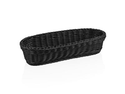 Bread Basket Black 40x16x8 cm Weaver Pro