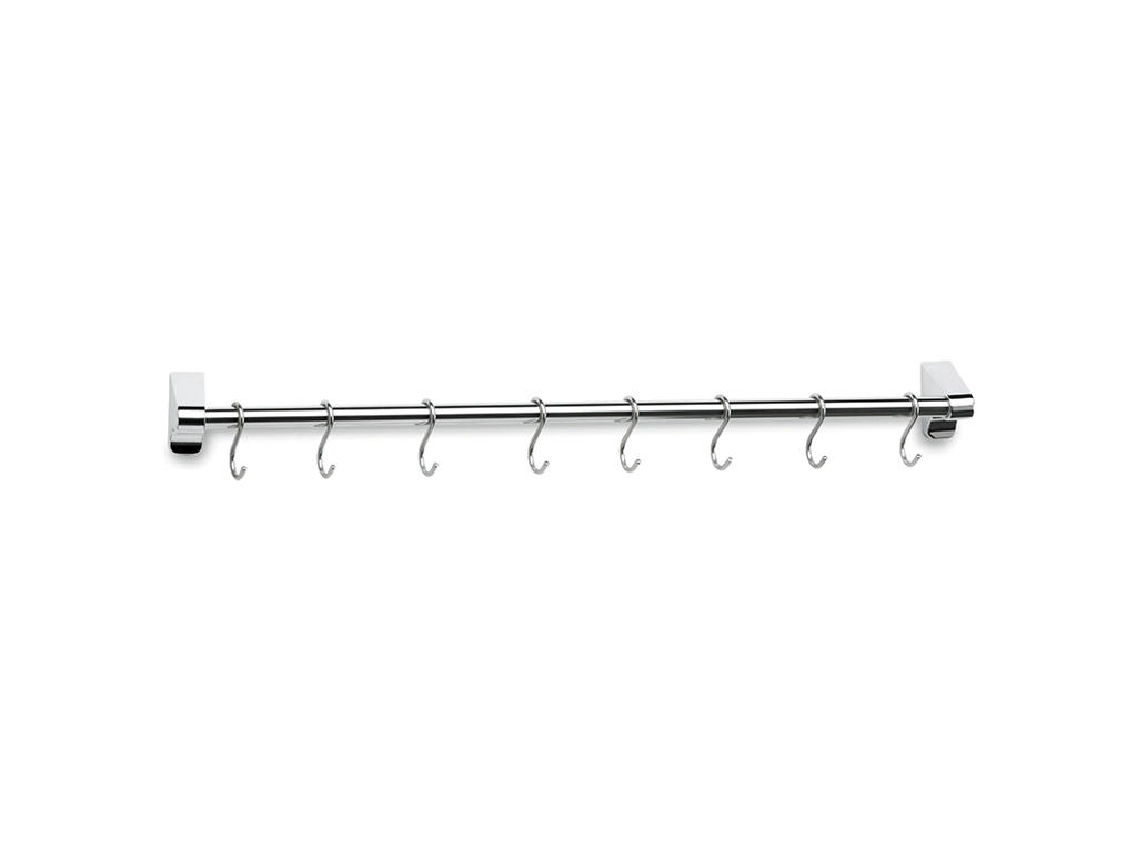 Kitchen rod with 12 S-hooks 100 cm