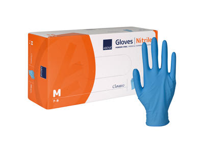 Disposable Glove Nitrile Blue M 100 pcs