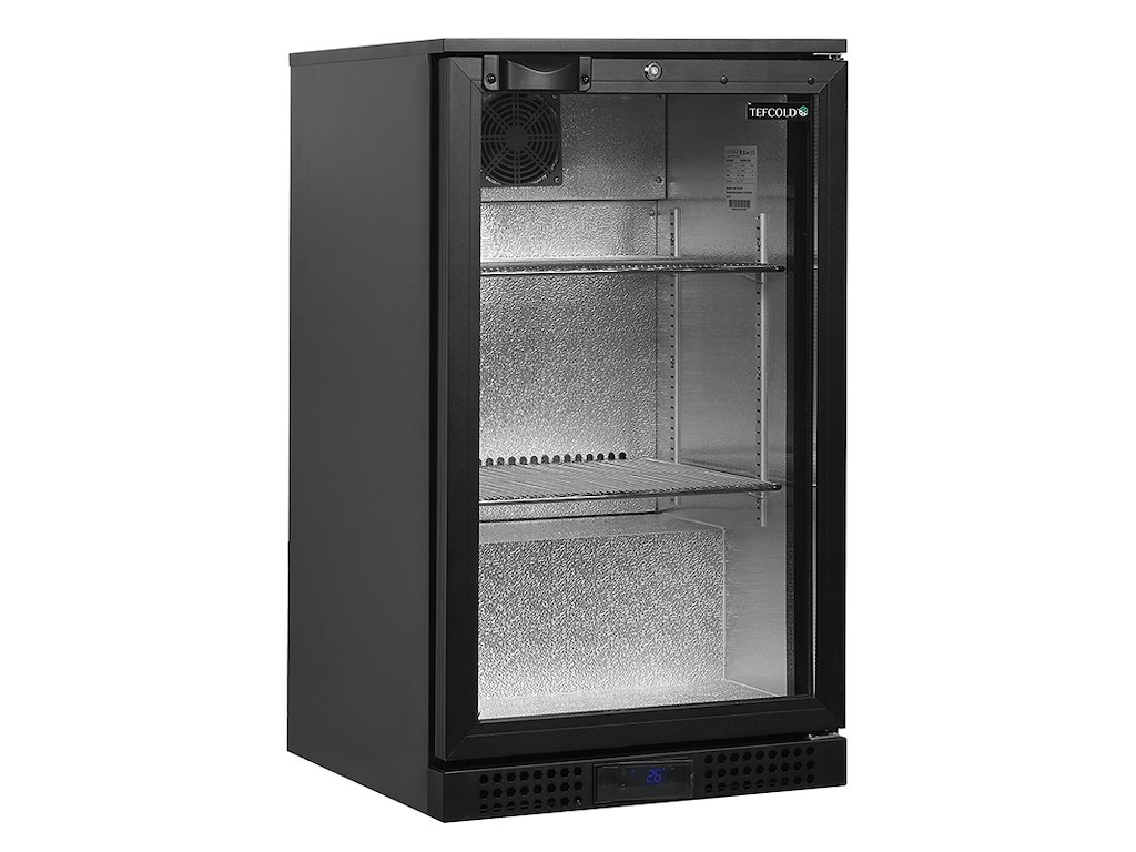 Backbar 1 Door with Handle Black