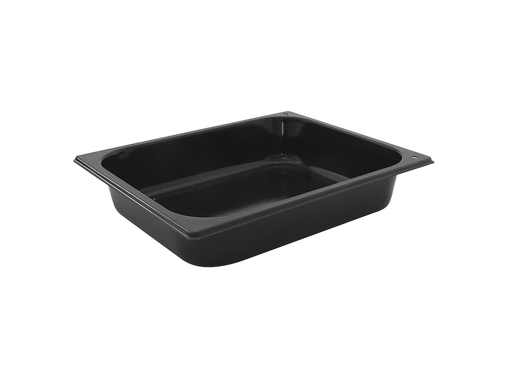 Baking Tray - Coated - Black - Size 65mm - 1/2 GN