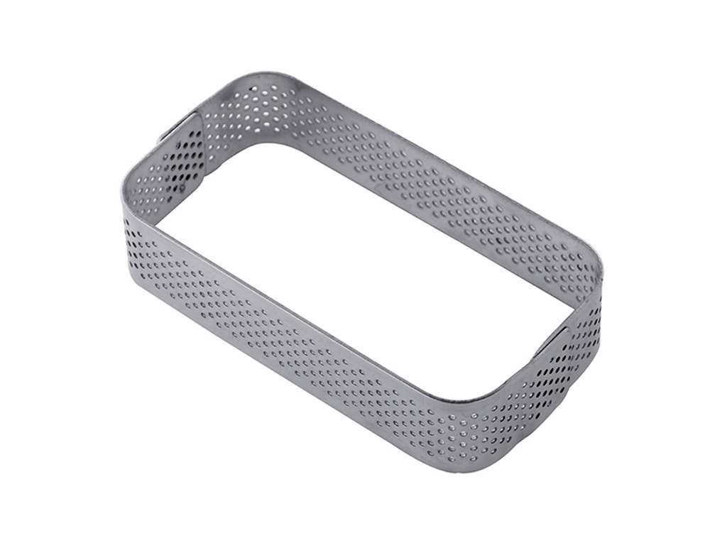 Baking ring rectangles perforated 90x50x20