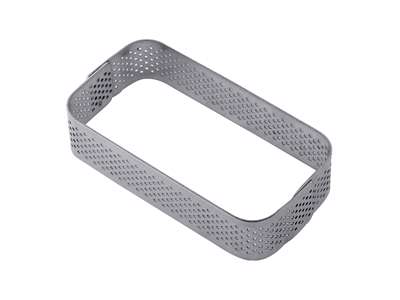 Baking ring rectangles perforated 90x50x20