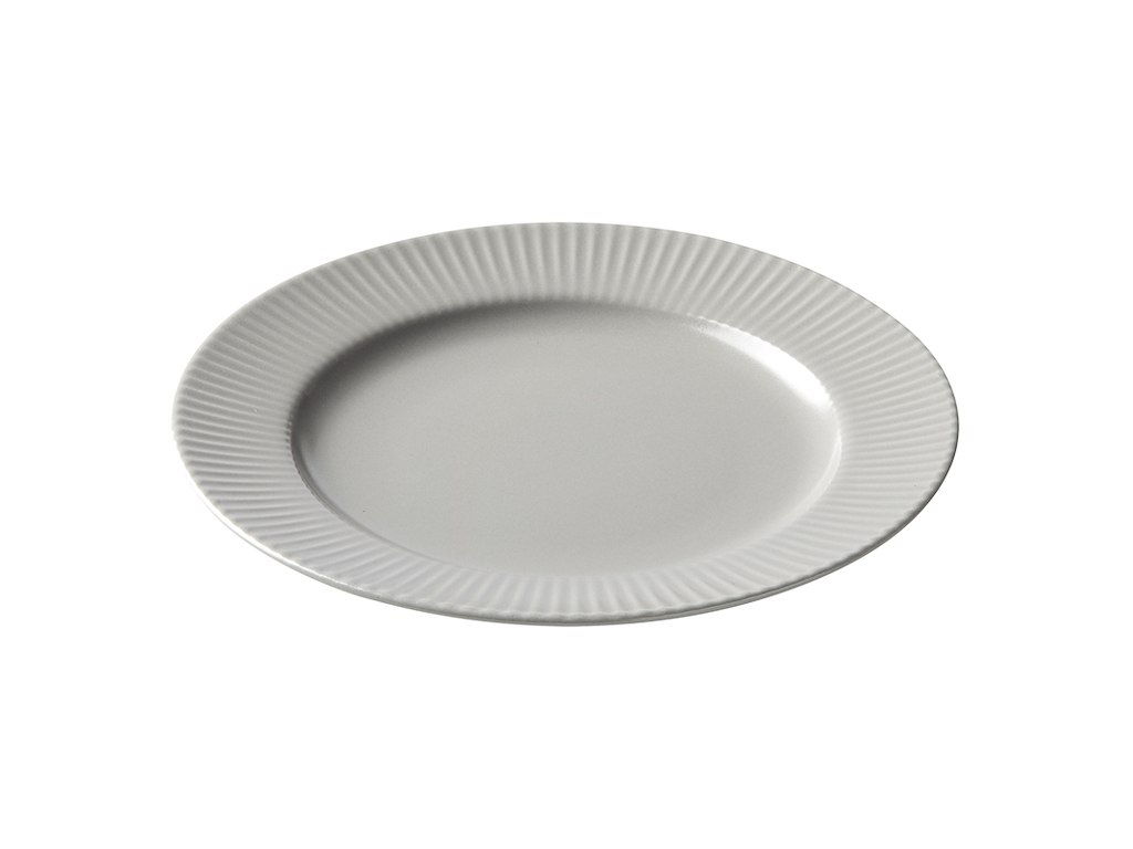 Plate Ø21 cm Groovy Gray