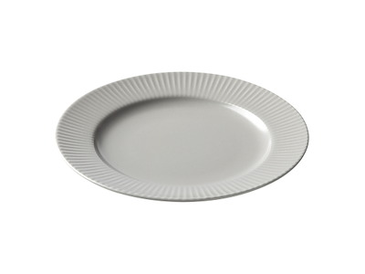 Plate Ø21 cm Groovy Gray