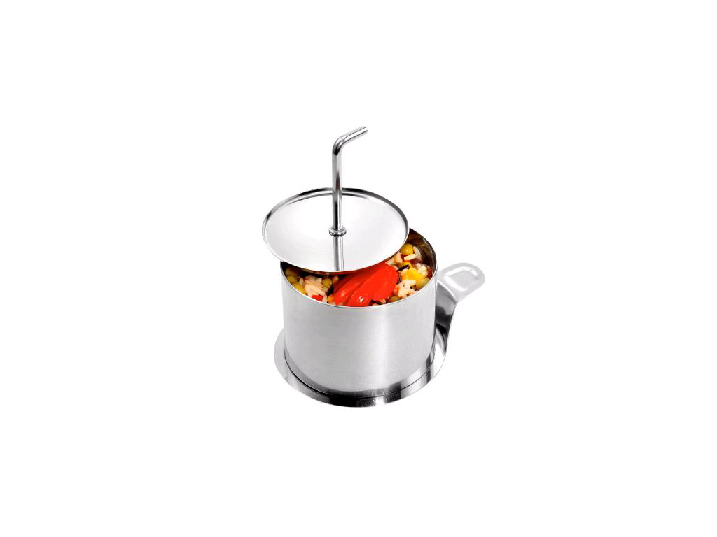 Form round 2 pcs with press and bottom