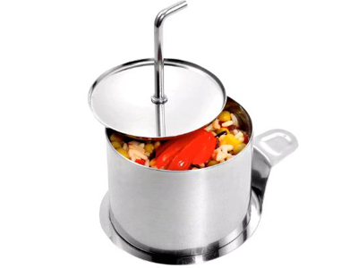 Form round 2 pcs with press and bottom