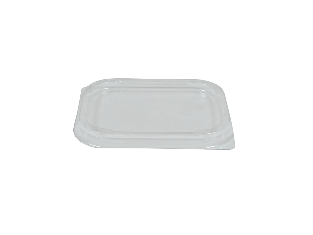 Lid for Alu Tray 250 ml clear plastic, 110-P
