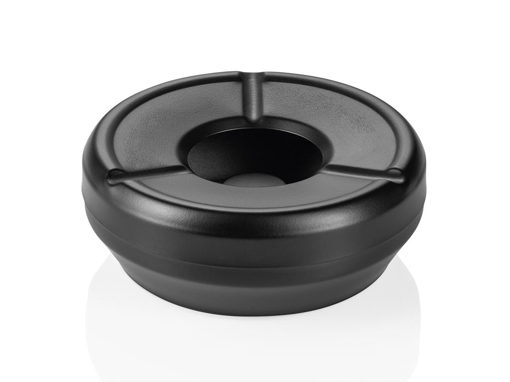 Ashtray Stackable RF Black Ø 9.5 cm