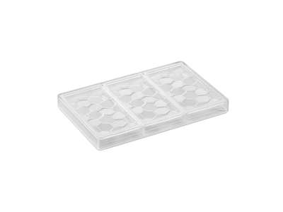 Chocolate mold 3pcs 100g Pavé plate