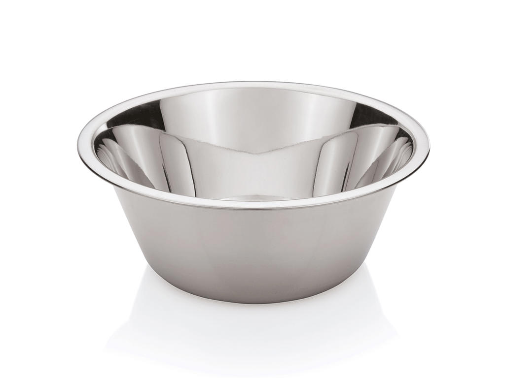 Conical stainless steel bowl 5.5 liters Ø 28cm