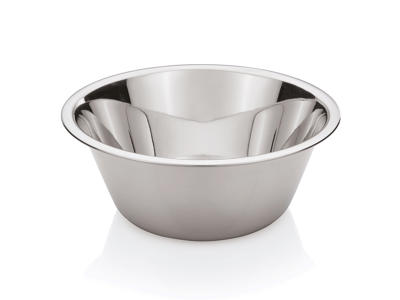 Conical stainless steel bowl 5.5 liters Ø 28cm