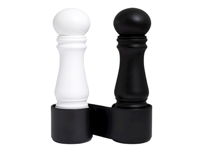 Salt and Pepper Set with Holder - 10x14cm