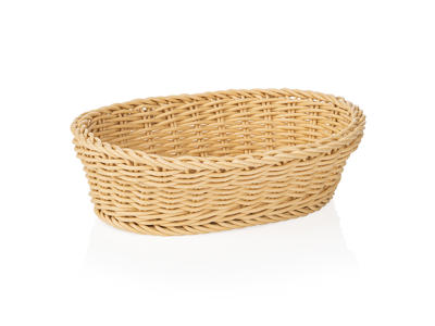 Bread Basket Light Beige 25x19x6.5 cm Weaver P
