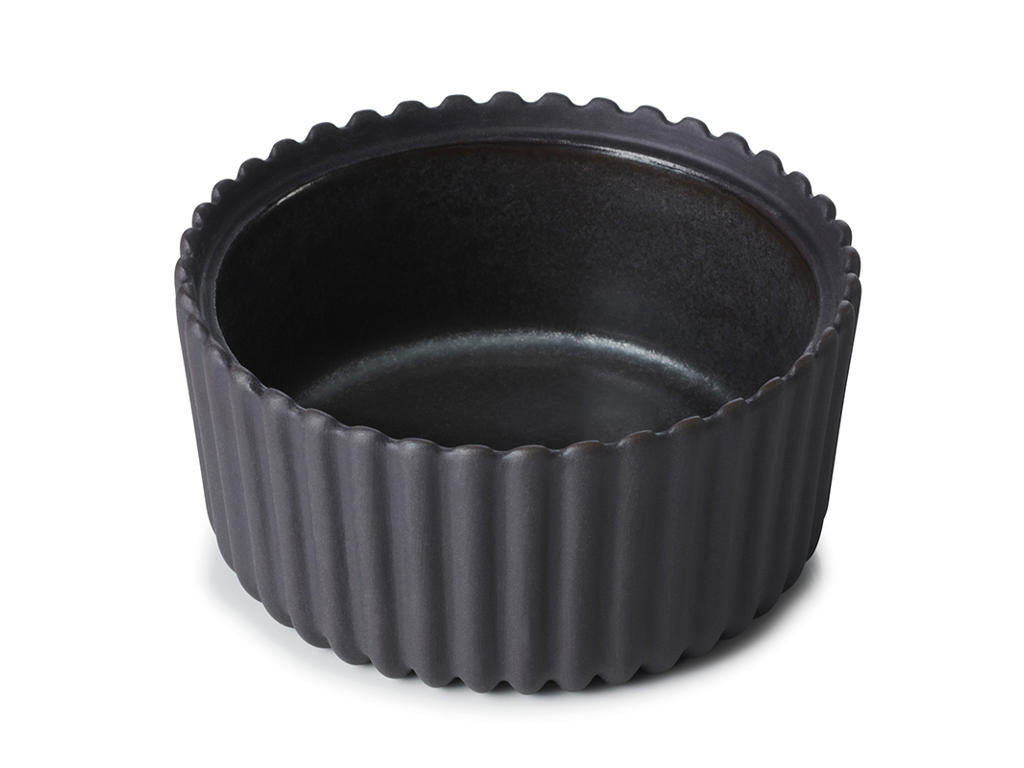 Bowl 10 cl Black Smooth Metal Pekoe