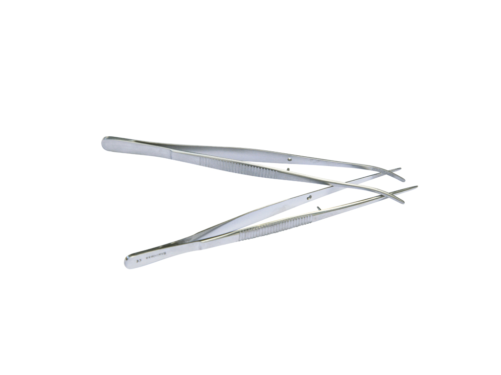 Tweezers 12.5 cm stainless straight