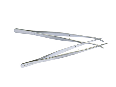 Tweezers 12.5 cm stainless straight