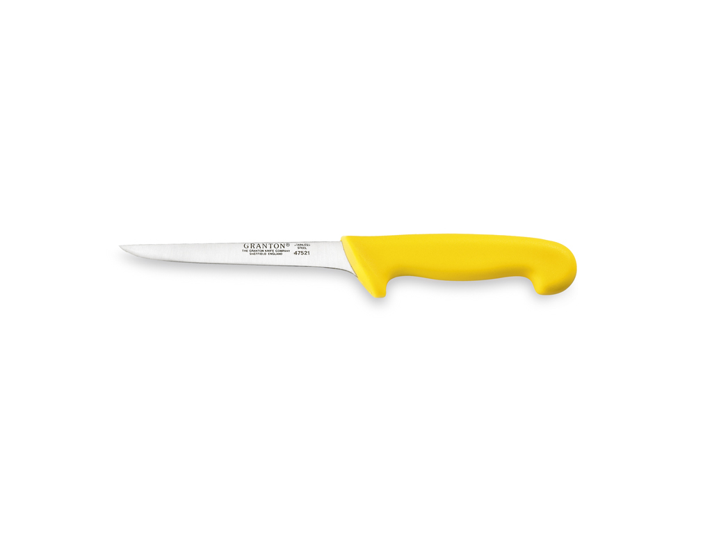 Deboner, 15 cm, Granton, Slim, Yellow