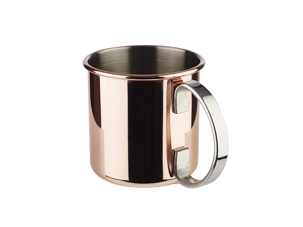 Mug w/handle shiny copper Ø9 cm 50 cl