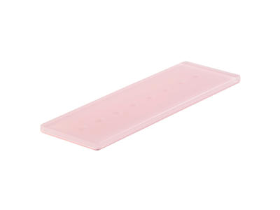 Tray 8 holes 30x10 cm Pink Mealplak
