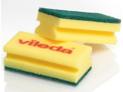 Scouring Sponge Green/ Yellow 10 pcs.