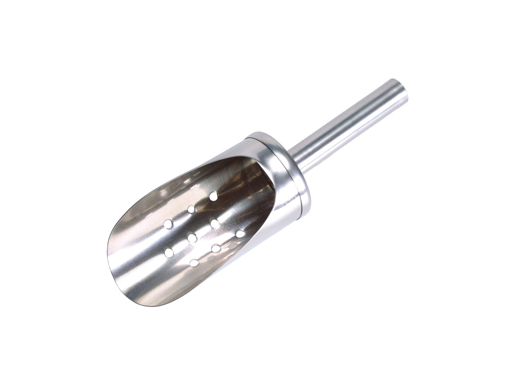 Ice scoop large stainless Ø5 cm