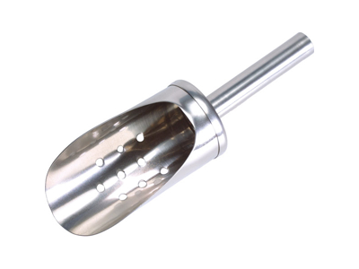 Ice scoop large stainless Ø5 cm