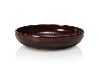 Plate - Stoneware - Brown - 22cm - 800ml - 50x220x220mm
