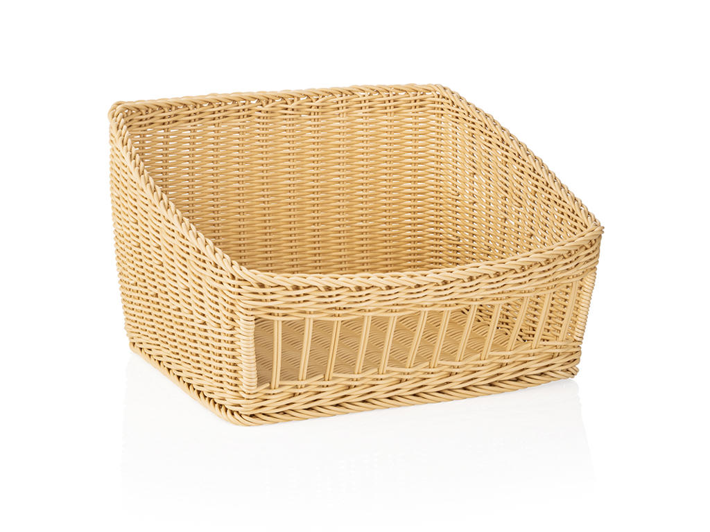 Bread Basket Light Beige 45x40x27/16 cm Weave