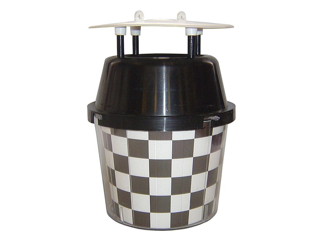 Funnel Trap - Plastic - Black/White - 1xPheromone - 1xSticky Board