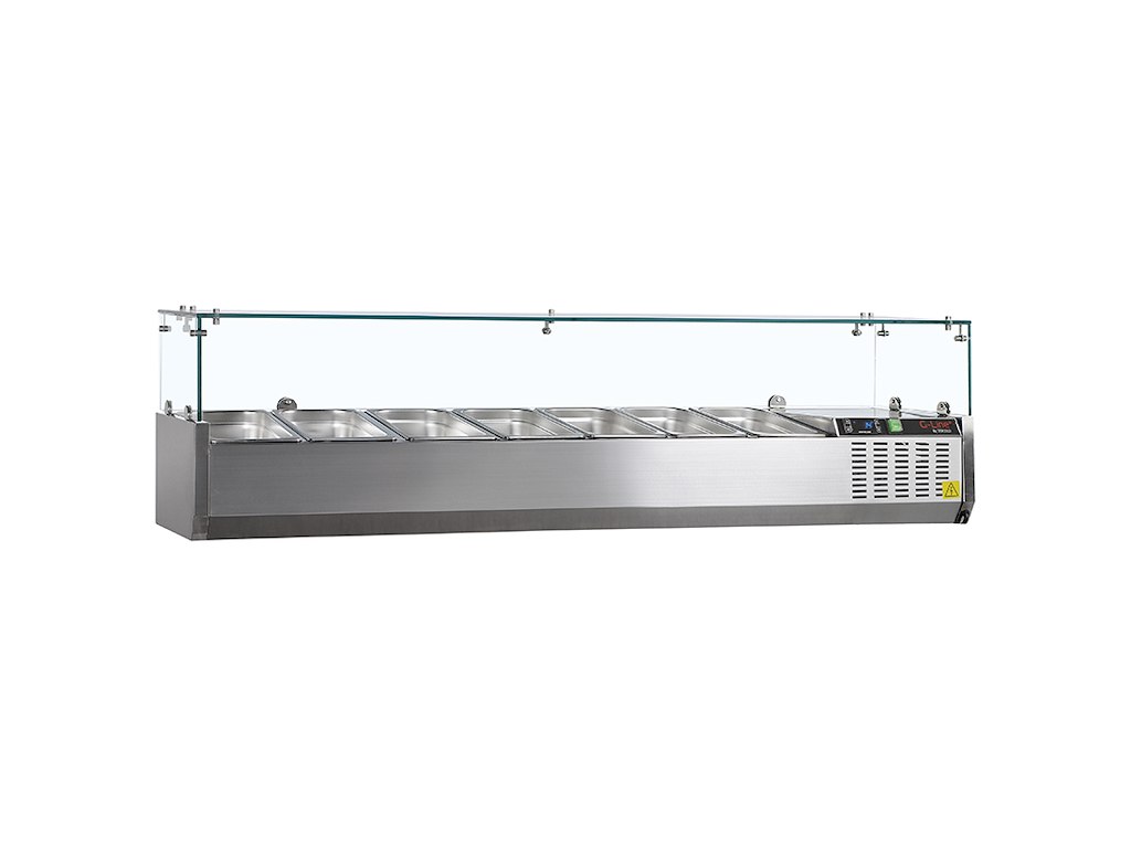Køleopsats GN1/3 x7 RF m/ glas top