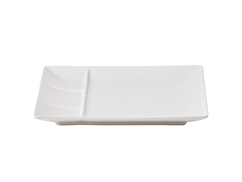 Quadro Tapas tallerken 26x26 cm Hvid ste